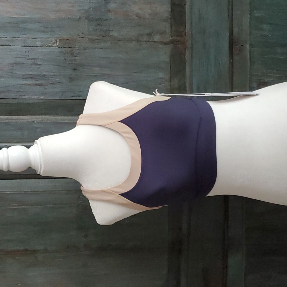 CALME by Johnny Was Endurance Color Blocked Bra, Size XSMALL, NWT